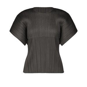 PLEATS PLEASE ISSEY MIYAKE TOP SIZE 3 CHARCOAL